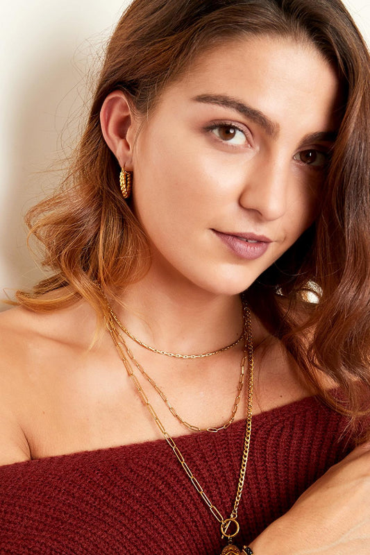 Ketting dubble layer - Goud