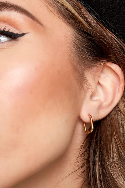 Oorbellen hoops 1,5 cm klassiek - Goud