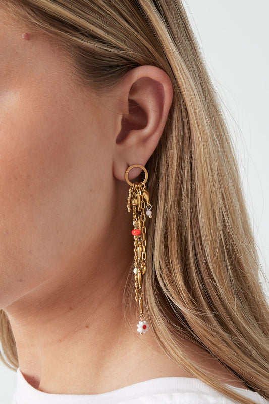 Oorbellen boho bloom