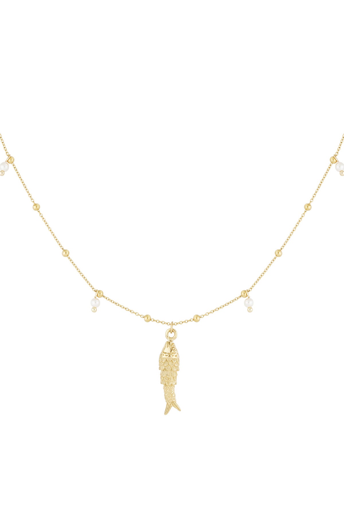 Ketting met vis - Goud