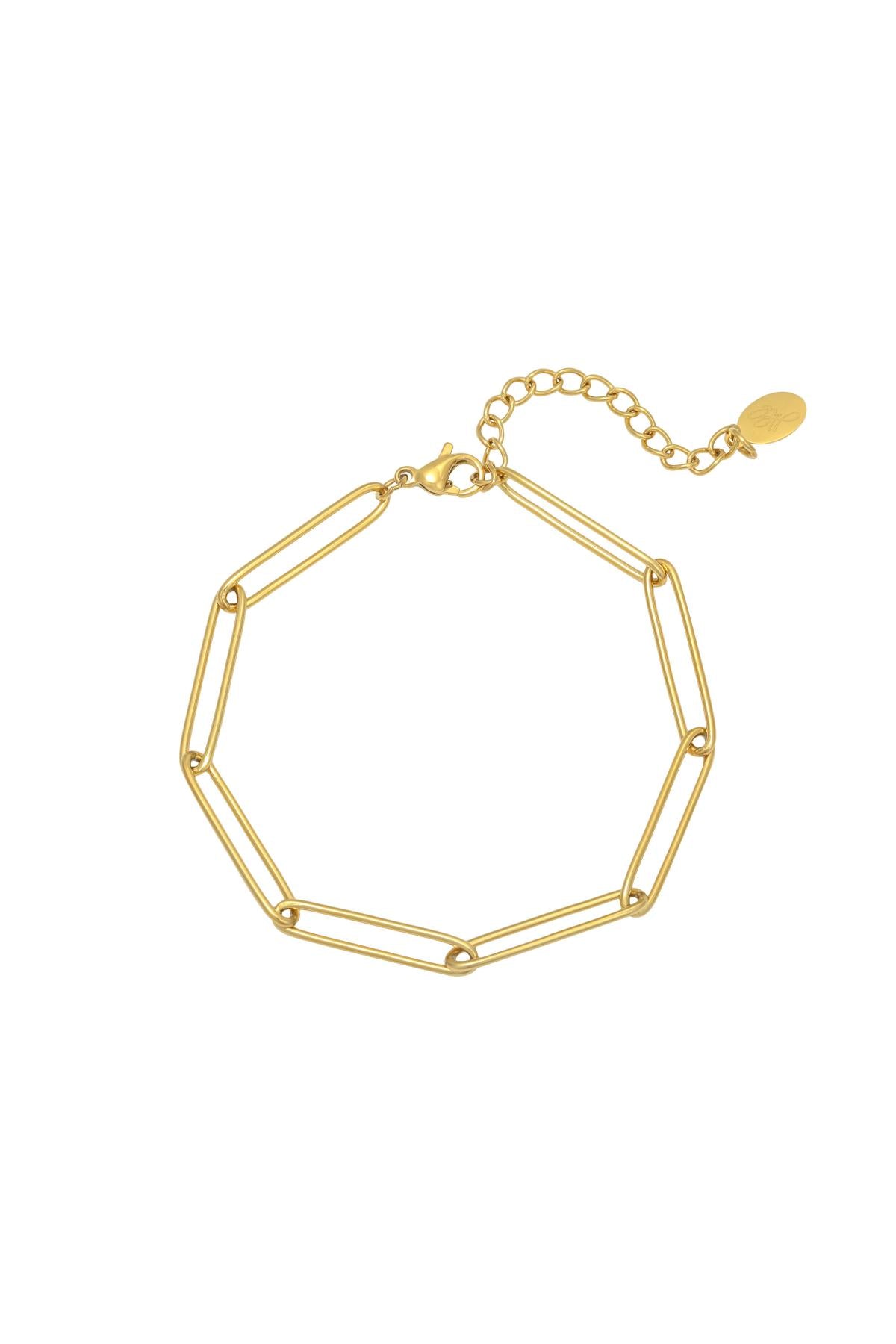 Armband chain charm - Goud