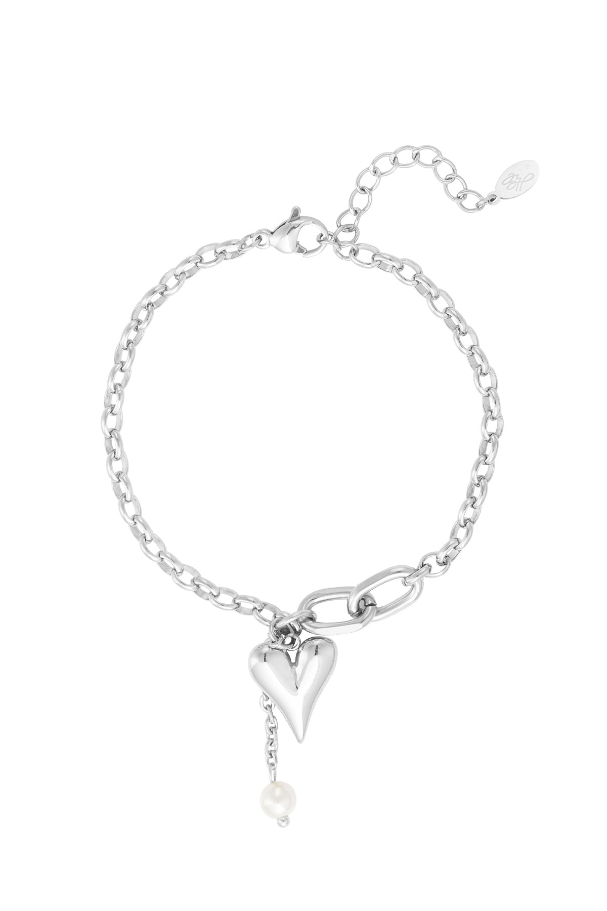 Armband endless love - Zilver