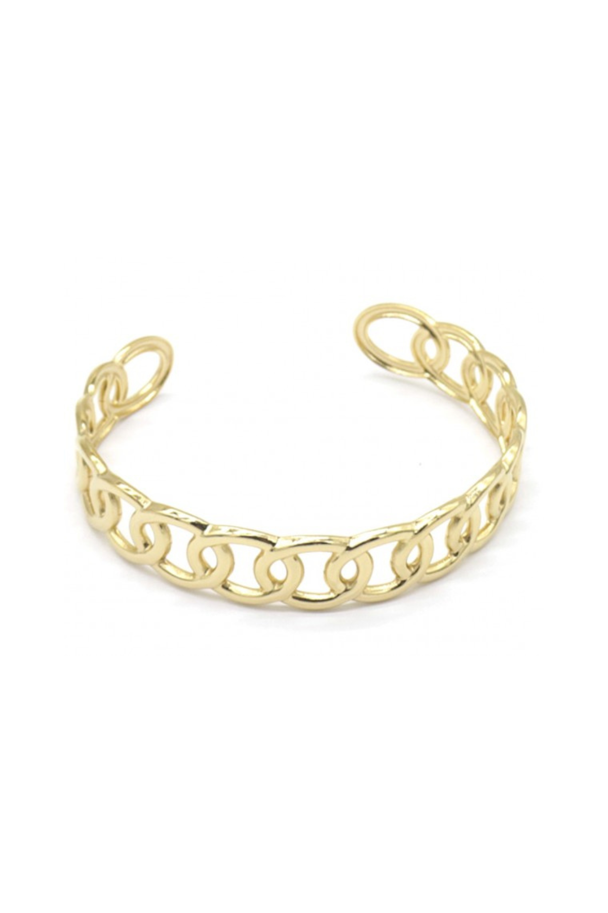Armband bangle met schakels - Goud
