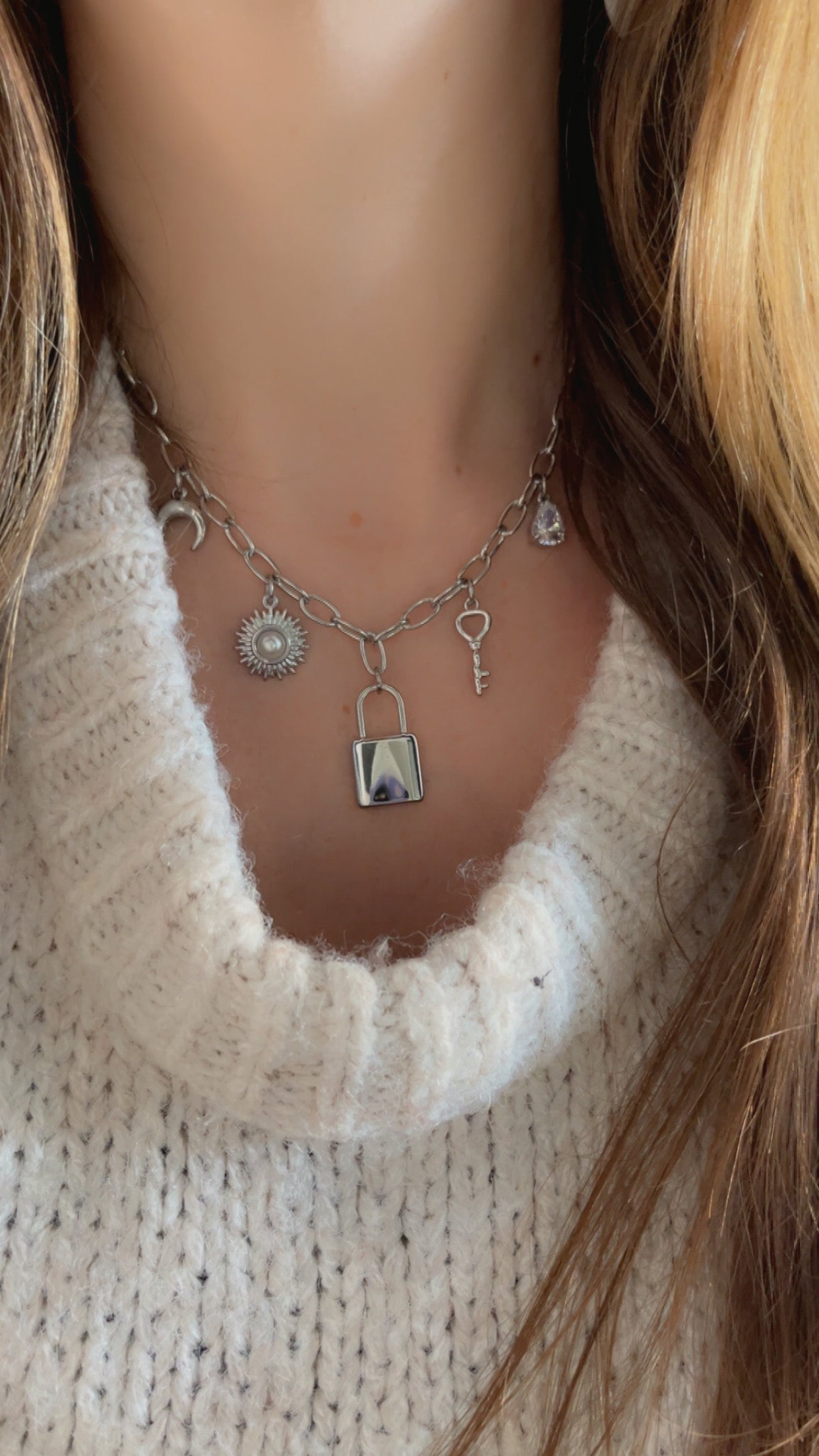 Bedelketting secret keeper - Zilver