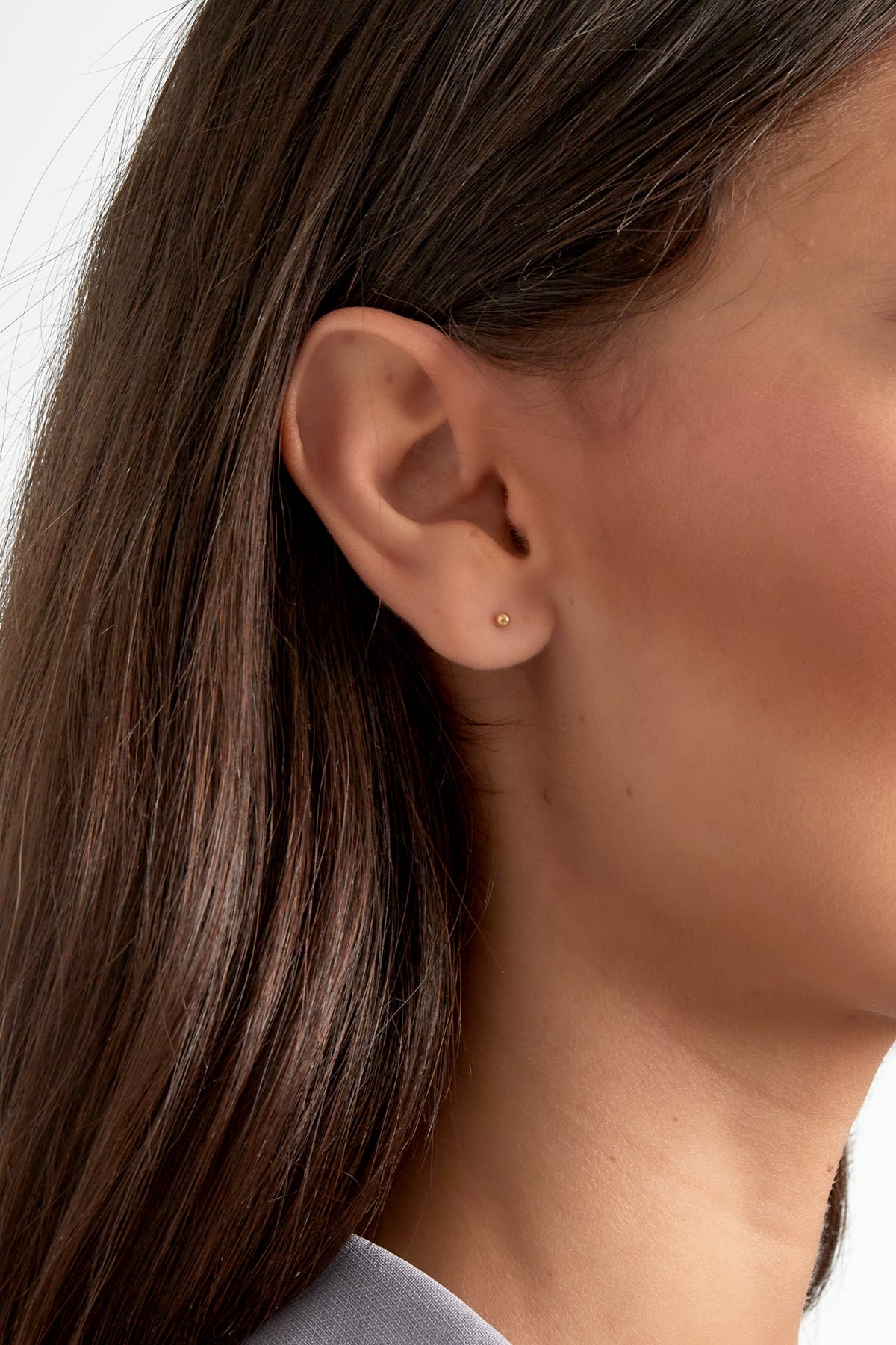 Oorbellen medium dot - Goud