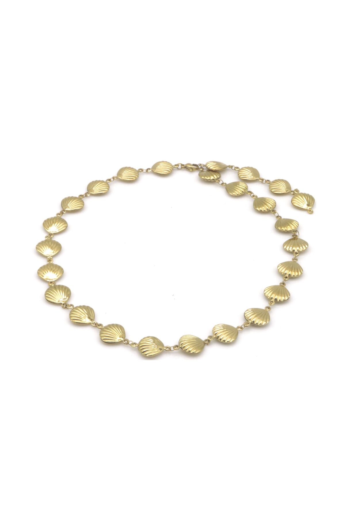 Ketting met schelpen - Goud