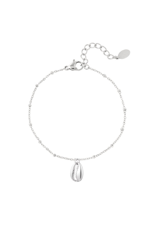 Armband shell bliss - Zilver
